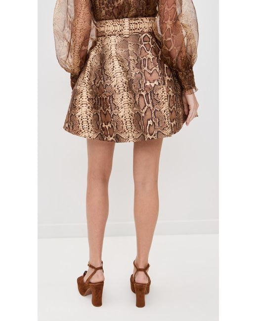Zimmermann Multicolor Hypnotic Utility Mini Skirt