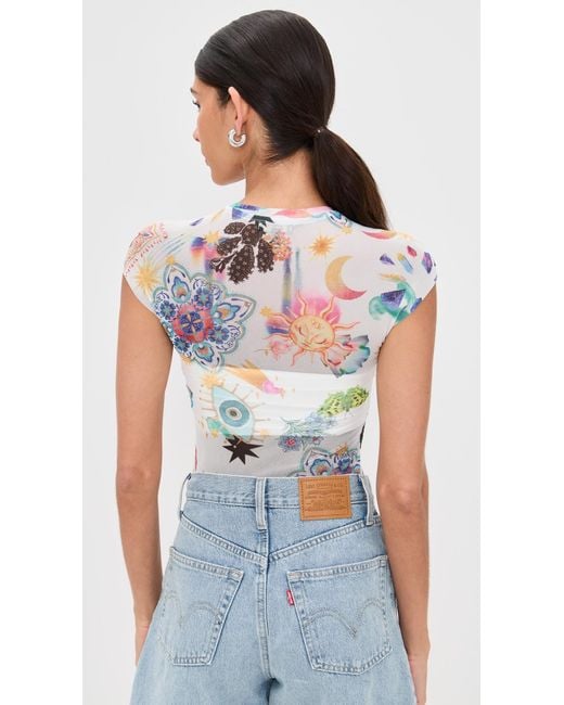 AFRM Blue Nina Top