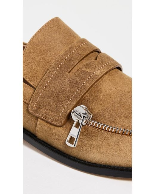 J.W. Anderson White Biker Moccasins for men