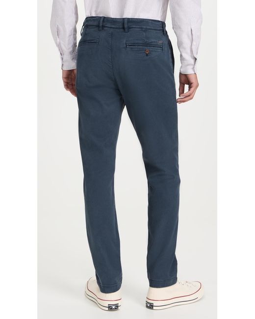 Faherty Brand Blue The Ultimate Chino Pants for men
