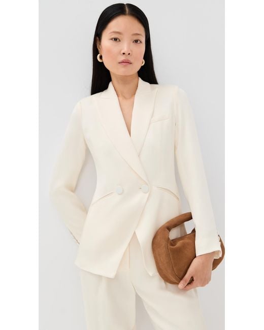 Veronica Beard White Rickie Dickey Jacket