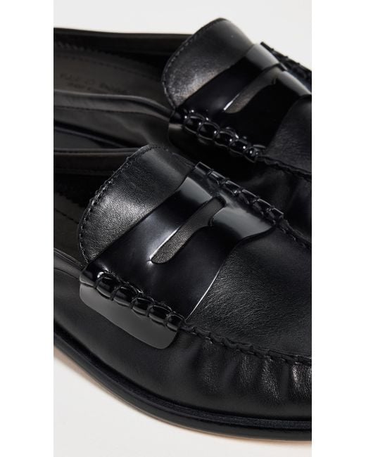 Rag & Bone Black Carter Mules