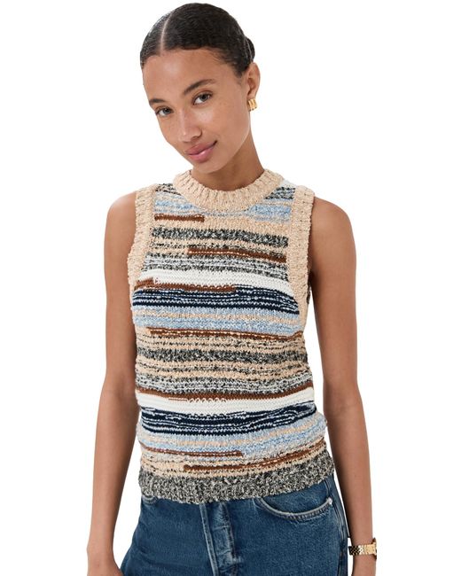 Veronica Beard Black Cropped Jerrel Knit Tank