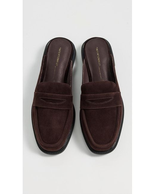 INTENTIONALLY ______ Brown Marbles Flats