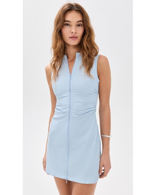 little miss s in a mini dress Current Mood Denim Mini Dress