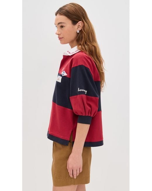 Sea Red Carolyn Workwear Rugby Shirt
