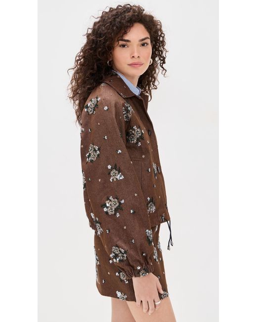 Line & Dot Brown Harriet Jacket