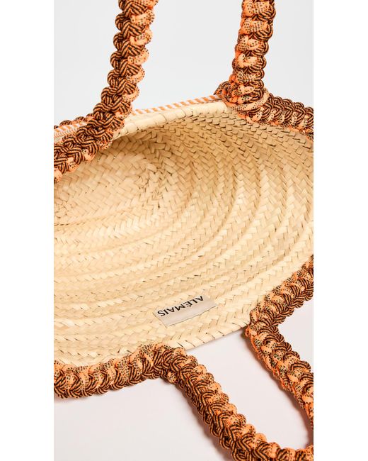 【ALEMAIS】Rose Macrame Cord Medium Basket Bag ALÉMAIS Rose Macrame Cord Medium Basket Bag | Lyst