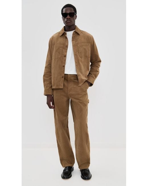 A.P.C. Brown A. P.C. Surchemise Leon Corduroy Jacket for men