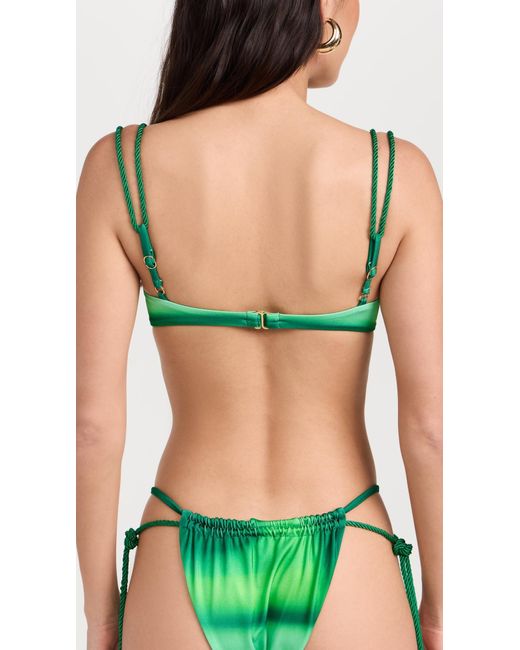 Baobab Green Lula Bikini Top