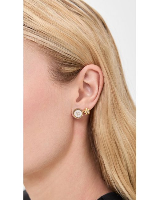 Marc Jacobs Multicolor Button Mop Stud Earrings