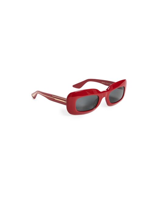Oliver Peoples Red Oliver Peoples X Khaite 1966C Rectangular Sunglasses