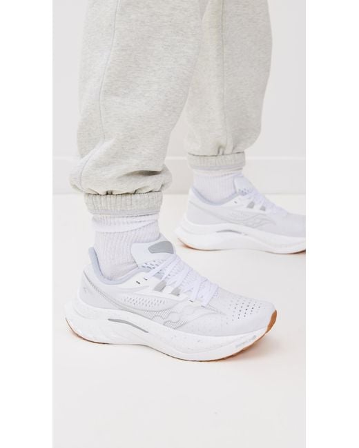 Saucony White Endorphin Speed Sneakers
