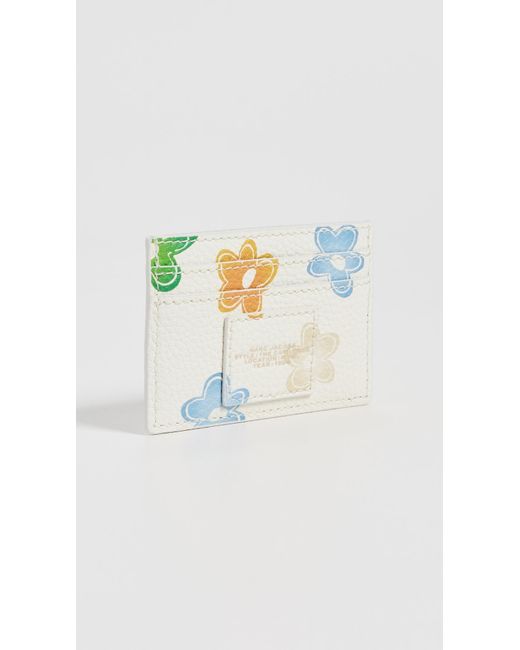 Marc Jacobs Multicolor The Wild Daisy Leather Card Case
