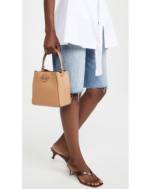 Tory Burch Multicolor Small Mcgraw Bucket Bag