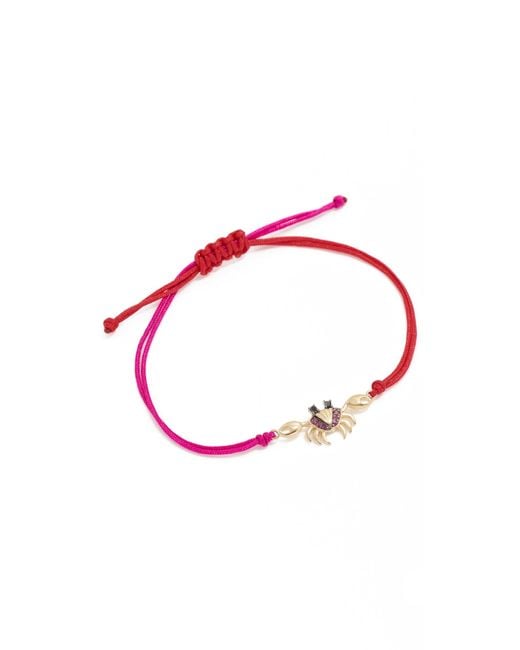 Yvonne Léon Red Crab Bracelet