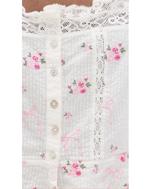LoveShackFancy Multicolor Vietta Cami