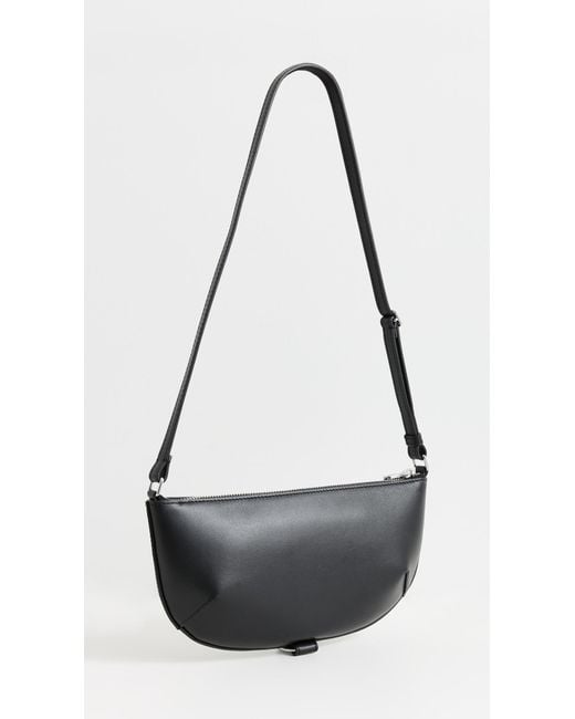 Courreges Black Holy Eclipse Leather Bag