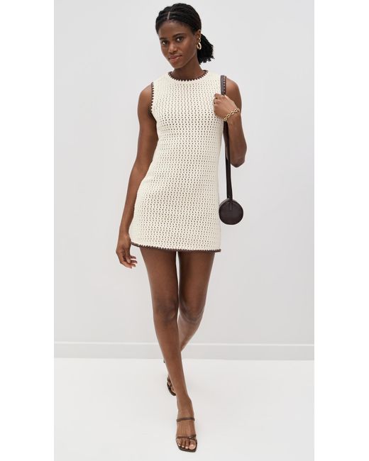 aligne immy crochet mini dress ALIGNE Immy Crochet Mini Dress