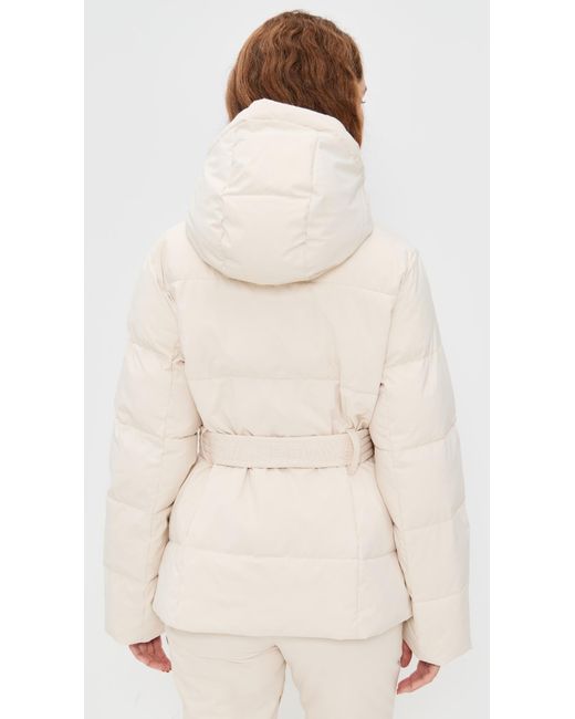 Halfdays Natural Hedy Belted Puffer Jacket