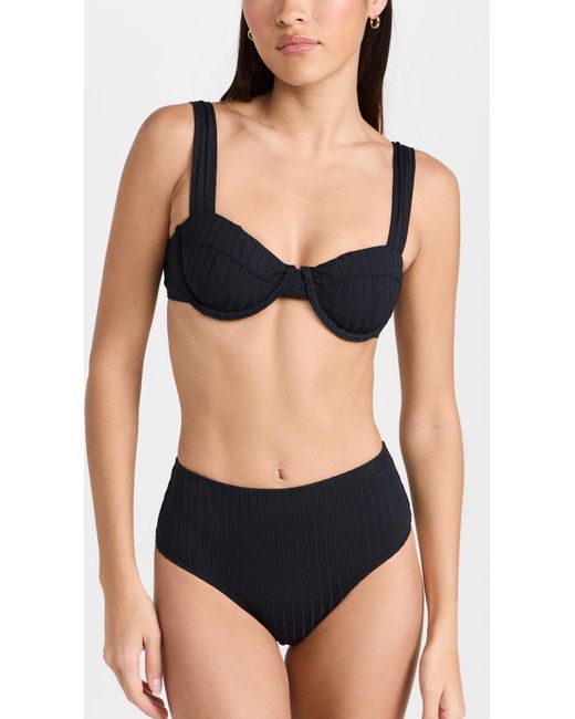 Solid & Striped Black The Lilo Bikini Bottoms