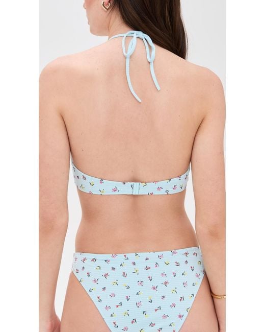 Solid & Striped Blue The Lolita Top