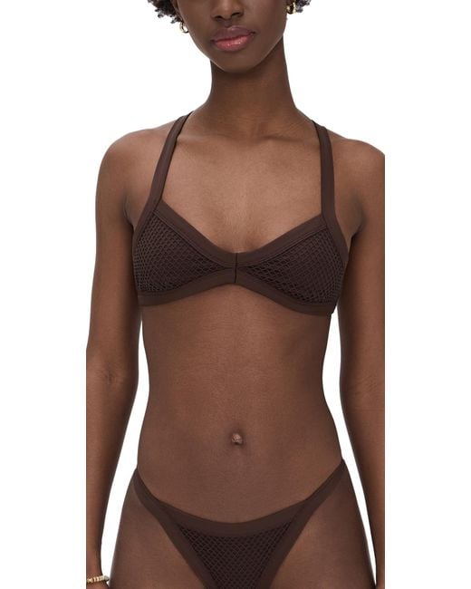 LSPACE Brown Tyla Top