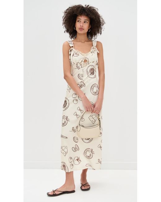 Bailey Rose White Midi Dress