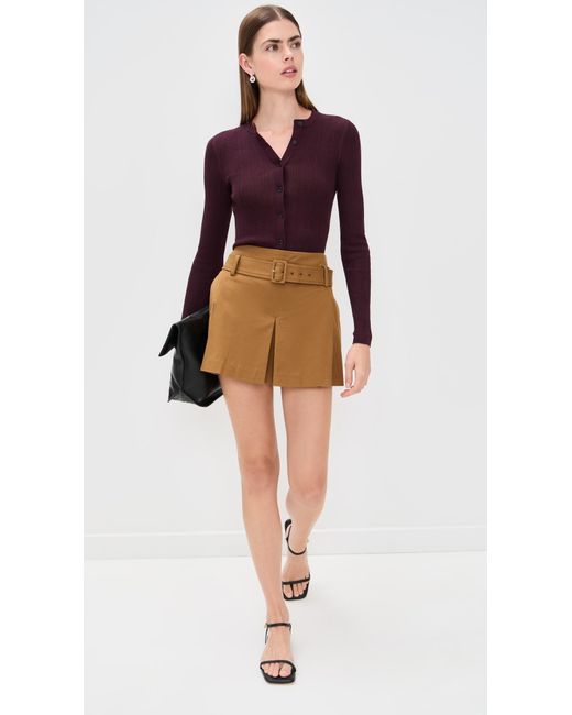 A.L.C. Purple A. L.C. Fisher Cardigan