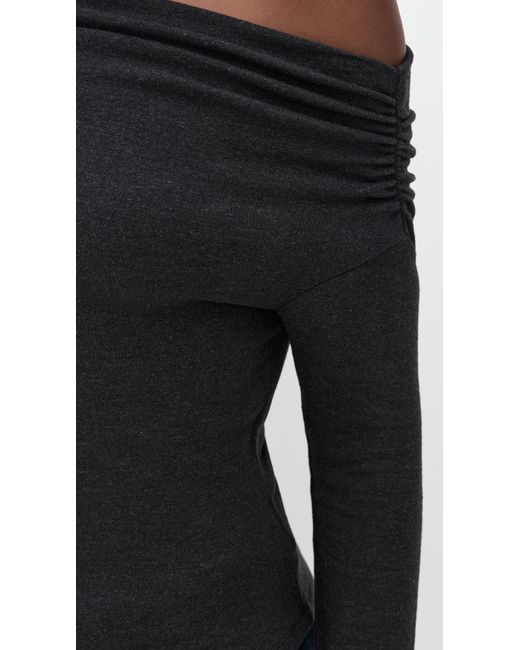 Staud Black Philomena Top