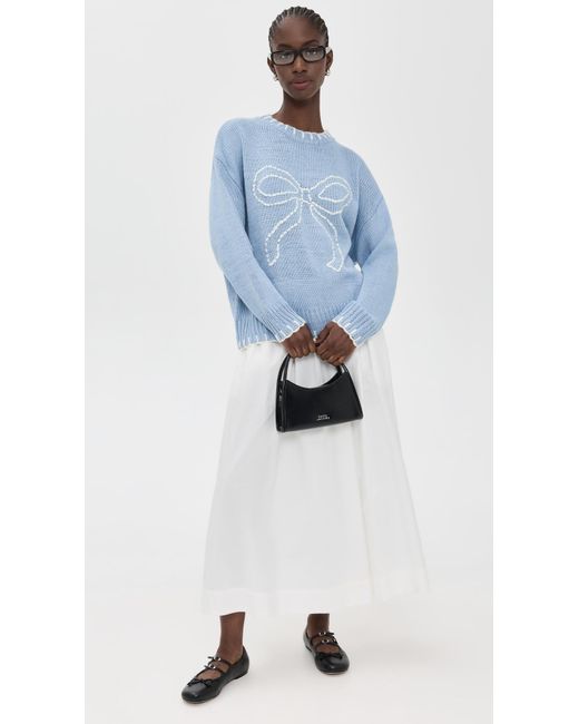 Bailey Rose Blue Bow Sweater