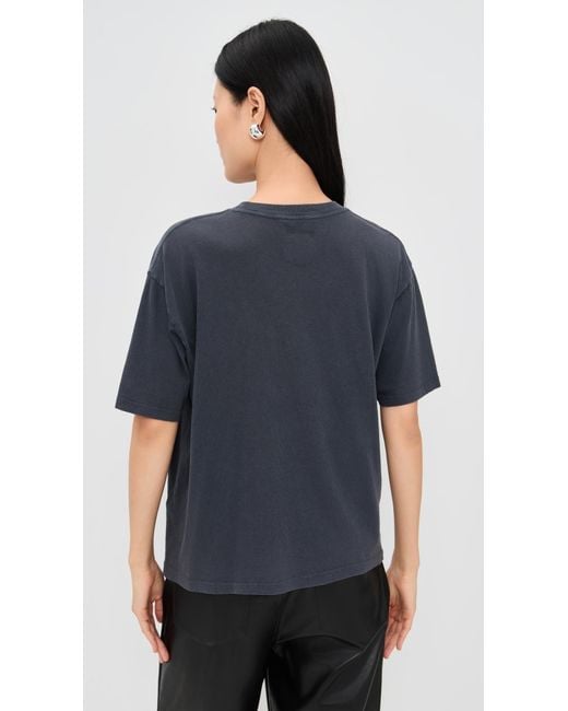 Anine Bing Black Leopard Cohen Tee