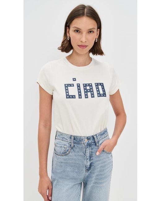 Clare V. White Classic Tee