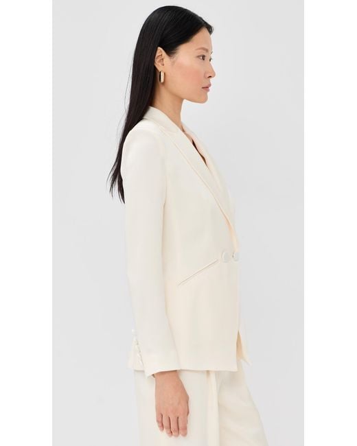Veronica Beard White Rickie Dickey Jacket