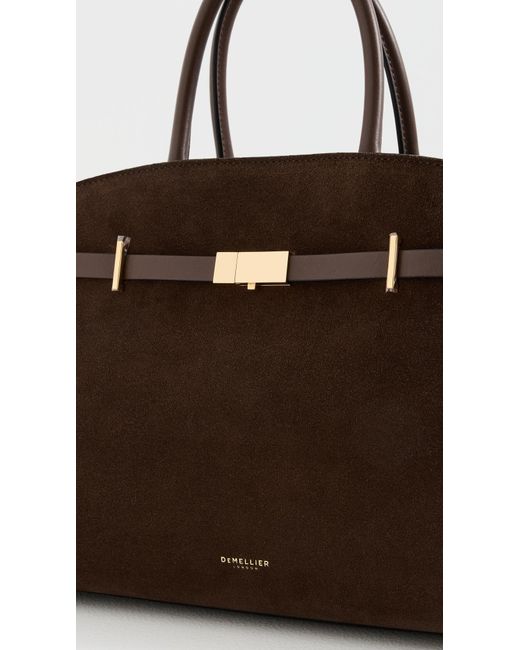 DeMellier London Brown Midi Hudson Handbag