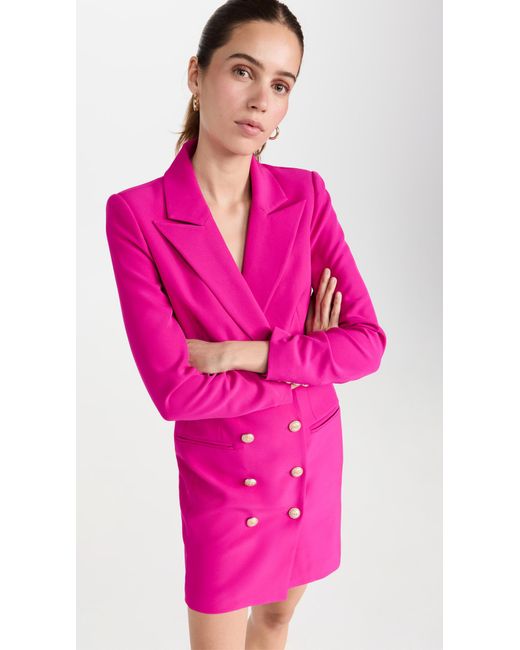 Generation Love Gwen Crepe Blazer Dress in Pink | Lyst