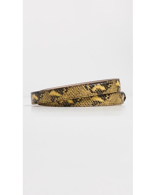 Balmain Multicolor Python-Effect Belt