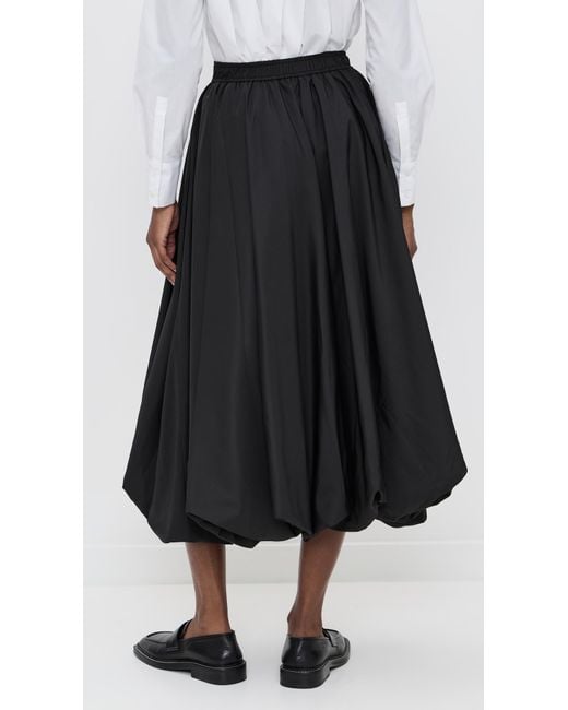 MEIMEIJ Black Poly Soft Bubble Skirt