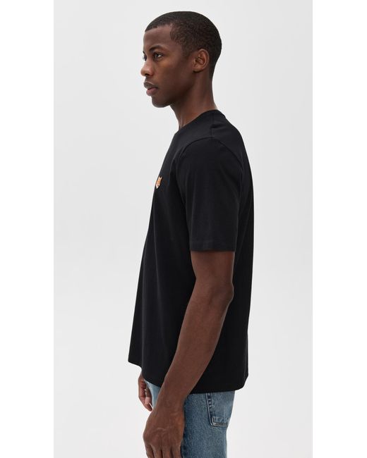 Maison Kitsuné Black Fox Head Patch Regular Tee for men