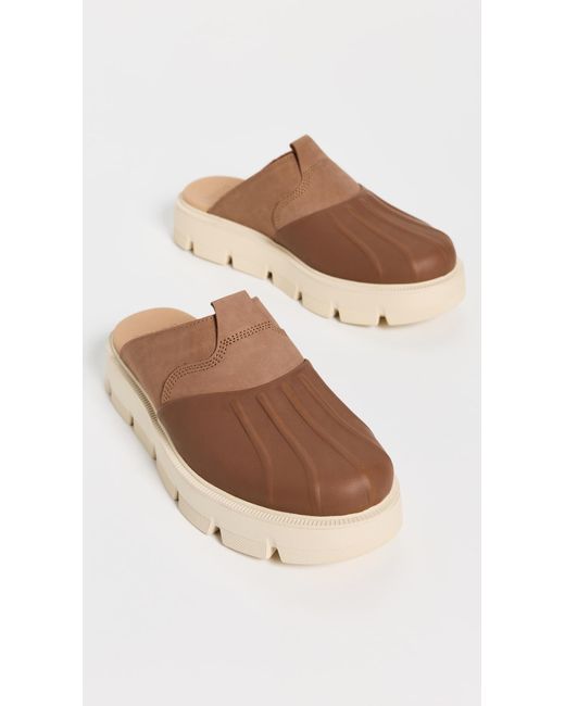 Sorel White Rein Cb Clogs