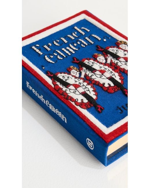 Olympia Le-Tan Blue French Cancan Book Clutch