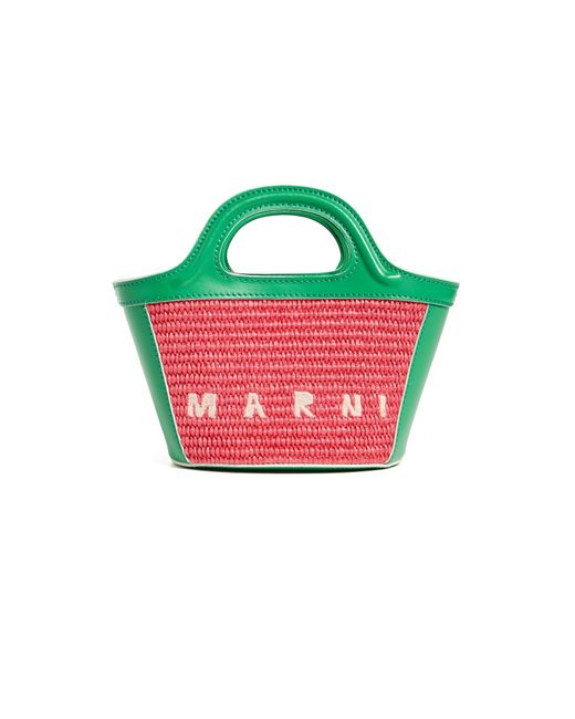 Marni Green Tropicalia Micro Bag