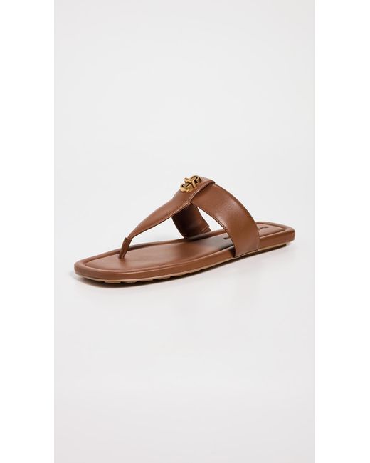Marc Jacobs Brown Leather Slides