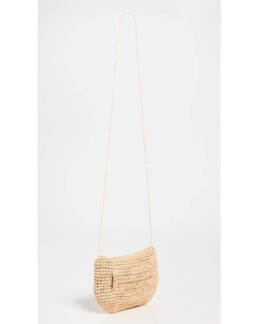 Hat Attack Natural Straw Belt Bag