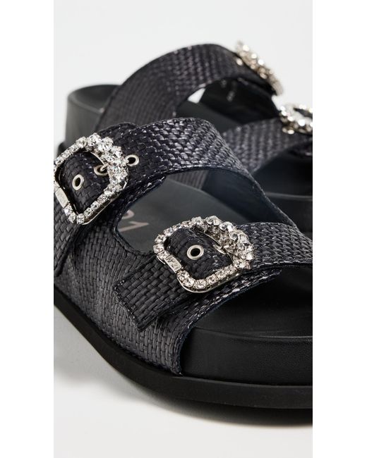 N°21 Black Fussbett Sandals