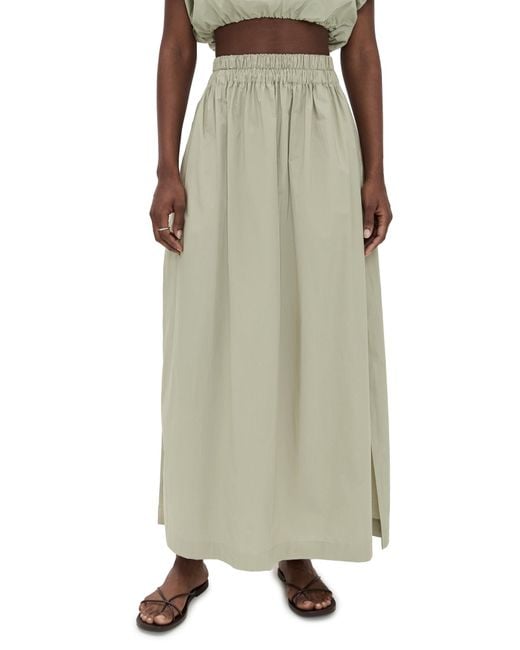 Mikoh Swimwear Green Delia Skirt