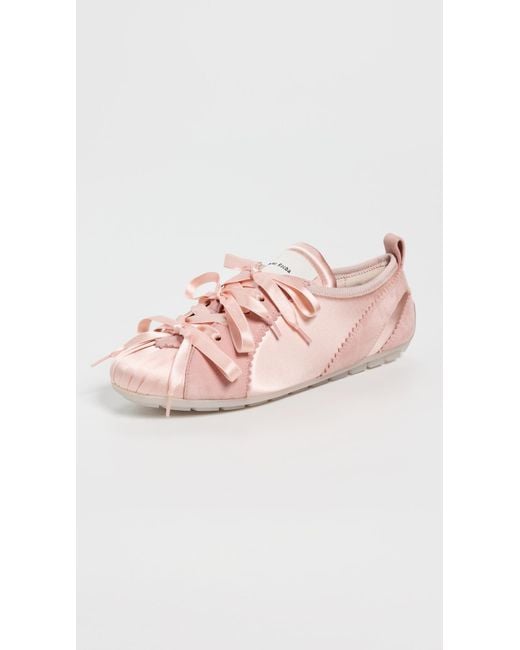 Simone Rocha Pink Ballerina Grip Trainers
