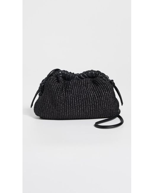 Mansur Gavriel Black Mini Cloud Clutch