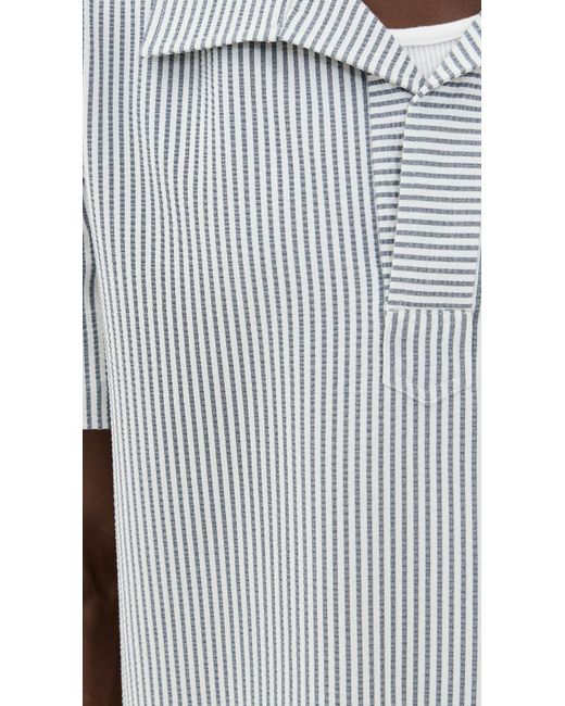 Jonathan Simkhai Black Hutton Popover Tee for men