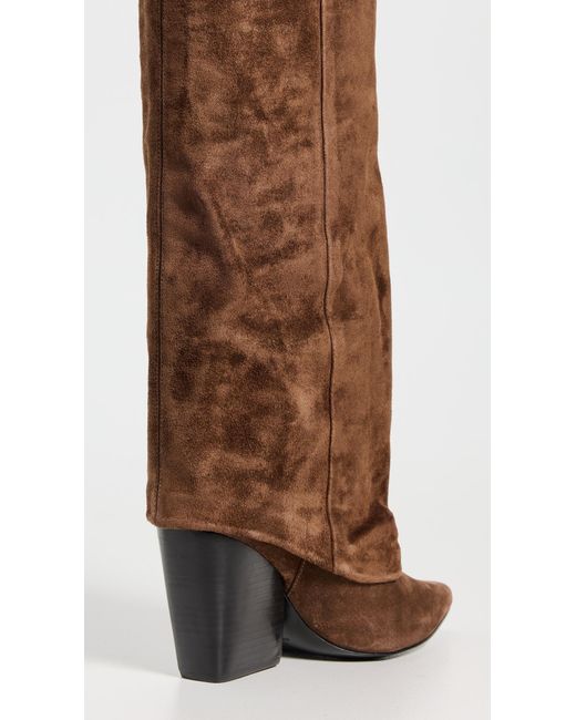 Black Suede Studio Brown Nev Boots